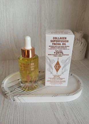 Коллагеновое масло для лица charlotte tilbury collagen superfusion facial oil - 30ml1 фото