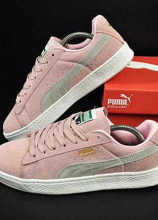 Кроссовки puma suede classic арт 21136 (женские кеди)