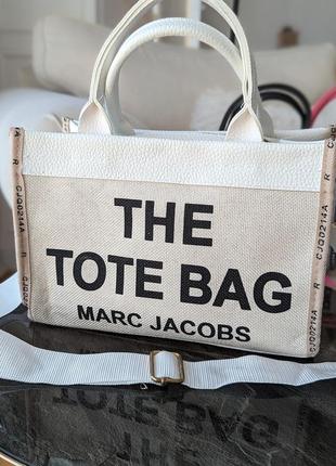 Сумка жіноча маркбалкс міні білий marc jacobs tote bag