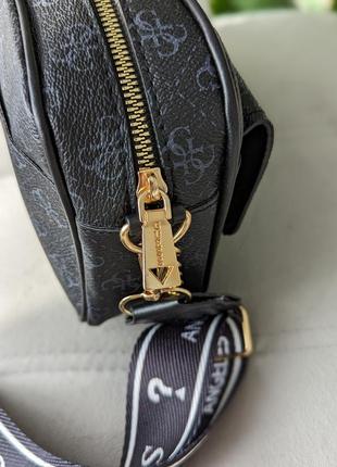 Сумка женская  черный guess гесс кросс-боди с карманом5 фото