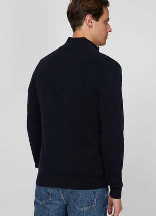 Gant premium cotton чорний чоловічій светр з кишенями на молнії xl.2 фото
