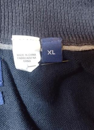 Gant premium cotton черный мужской свитер с карманами на молнии xl.10 фото