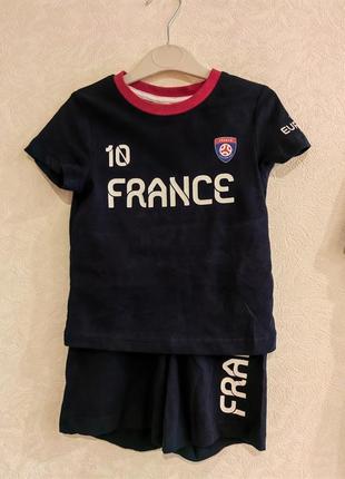 Футбольний дитячий спортивний костюм комплект uefa euro 20201 фото