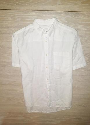 Лляна, біла сорочка river island розмір s