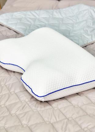 Ортопедическая подушка контурная memory foam ideia.