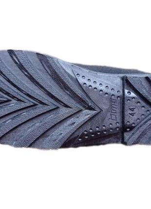 Мужские бурки валенки тёплые зимние ботинки на молнии чёрные 40р = 26 см