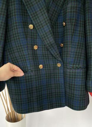 Двубортный ретро пиджак жакет блейзер пальто4 фото