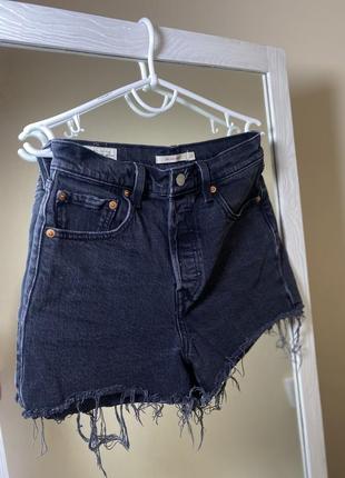 Джинсовые шорты levis3 фото