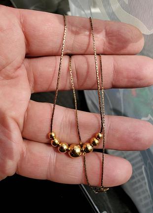 Ronte of beverly hills золотистое колье, 50ти, Америка