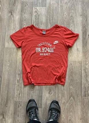 Футболка найк винтаж nike vintage t shirt big logo tractown tee