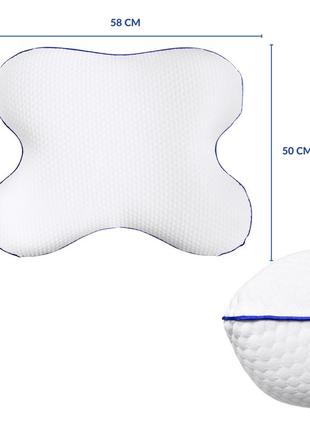 Ортопедическая подушка memory foam ideia бабочка5 фото