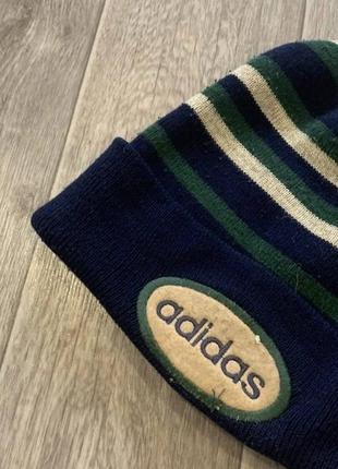 Adidas винтаж ретро шапка rare vintage 90s big logo track hat winter3 фото