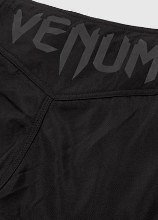 Шорты для единоборств мужские mma venum light 3.0 fightshorts - black/black6 фото