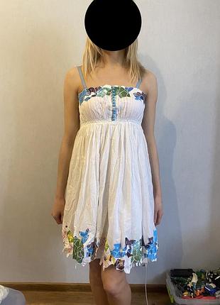 Сарафан asos s/xs хлопок