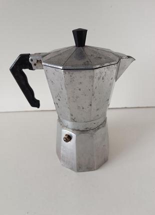 Гейзерная кофеварка турка высота 18 см