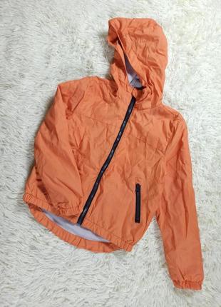 Куртка ветровка дождевик на флисе.1 фото