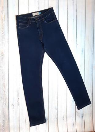 💥1+1=3 фирменные синие базовые зауженные джинсы слим next, размер 44 - 462 фото