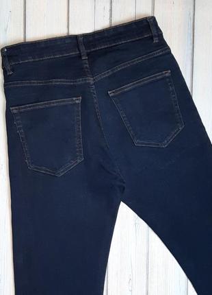 💥1+1=3 фирменные синие базовые зауженные джинсы слим next, размер 44 - 464 фото