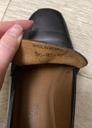 Шкіряні туфлі, лофери clarks, р.6 (38,5-39)6 фото