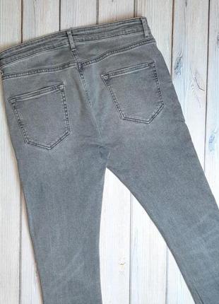💥1+1=3 стильные мужские серые зауженные джинсы topman, размер 44 - 466 фото