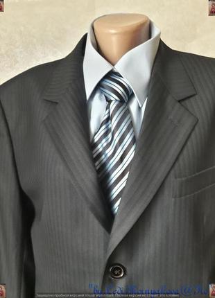 Новый классический качественный мужской костюм в тёмно синем цвете, размер 2-3хл