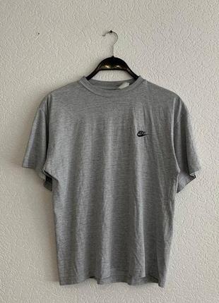 Nike swoosh 80s vintage very rare small logo t shirt вінтаж найк 80-х років футболка маленьке лого