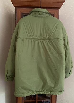Комфортный бомбер куртка - рубашка sinsay курточка5 фото