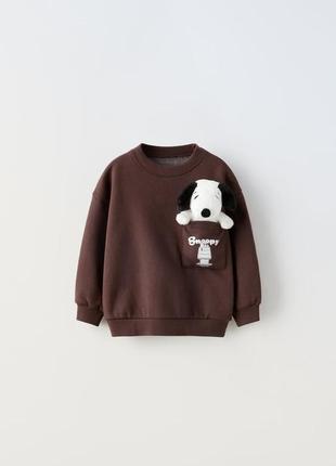 Світшот snoopy з легким утепленням zara