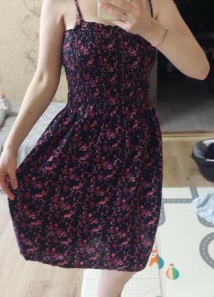 Сарафан летний, верх на резинке, можно беременным, h&amp;m, 40/10