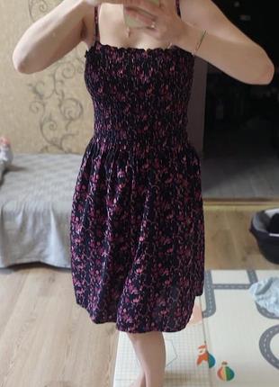 Сарафан летний, верх на резинке, можно беременным, h&amp;m, 40/10