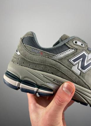 Кроссовки new balance 2002r dark grey кроссовки7 фото