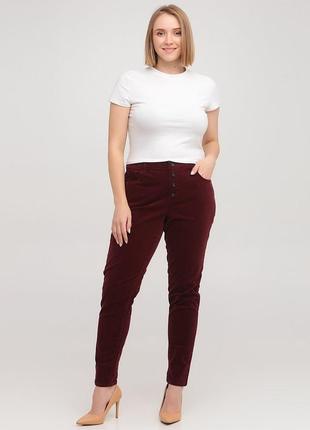 Брендові вельветові штани з кишенями yessica by c&amp;a етикетка3 фото
