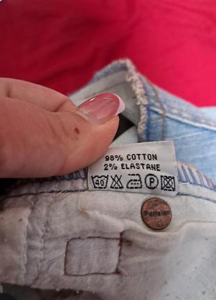 Женская джинсовая мини юбка8 фото