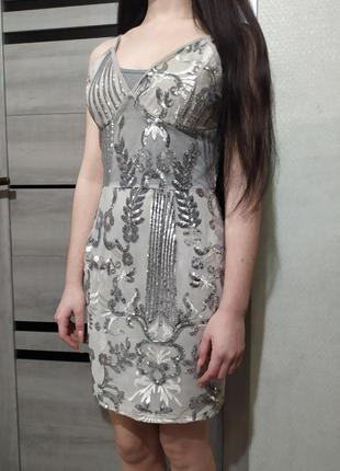 Нарядное платье вышитое пайетками, платье, блестящее платье.10 фото