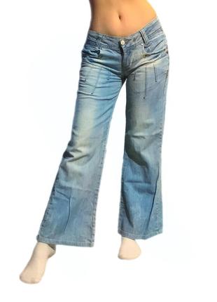 Винтажные джинсы трубыв стиле dolce&gabbana