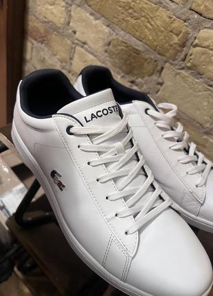 Белые кроссовки новые размер 46 lacoste3 фото