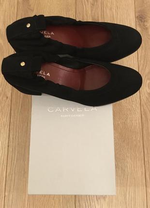 Шкіряні замшеві туфлі carvela kurt geiger london1 фото