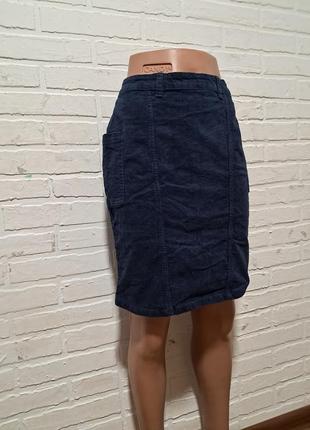 Жіноча вельветова класична спідниця спідничка юбка2 фото