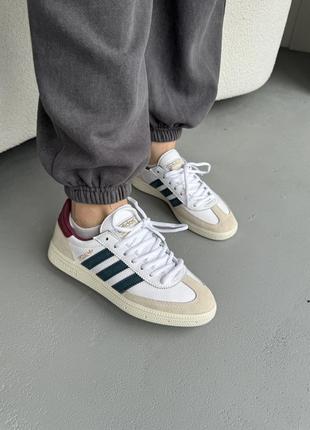 Кроссовки adidas spezial white beige red10 фото