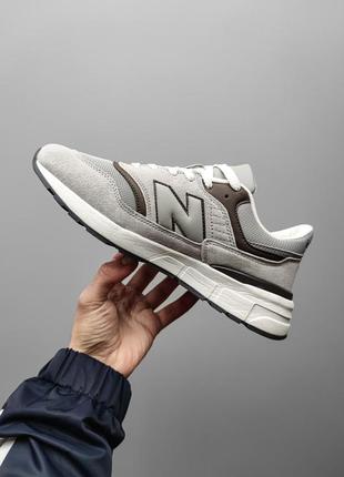 Мужские кроссовки new balance 997 gray / brown4 фото