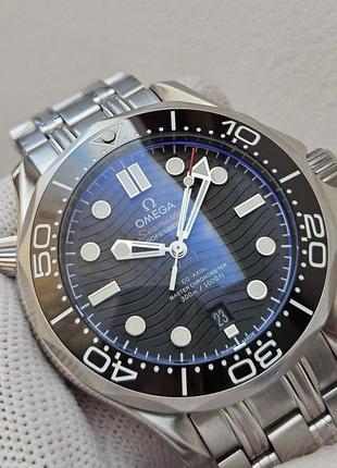 Omega seamaster black 300m automatic2 фото