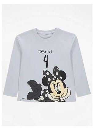 Лонгсдев для девочки george disney 4-5 лет