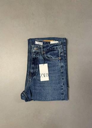 Джинсы свободного кроя zara z1975 straight high waist7 фото