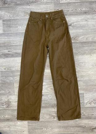 Коттоновые брюки палаццо