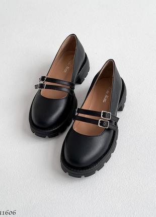 Premium! женские кожаные черные лоферы на каблуке весенне осенние туфли натуральная кожа весна10 фото