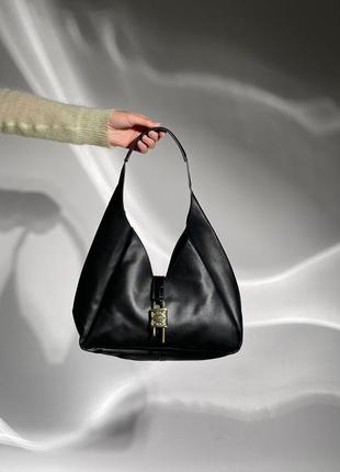 Жіноча сумка 👜  g-hobo medium leather black7 фото