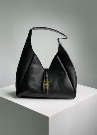 Жіноча сумка 👜  g-hobo medium leather black2 фото