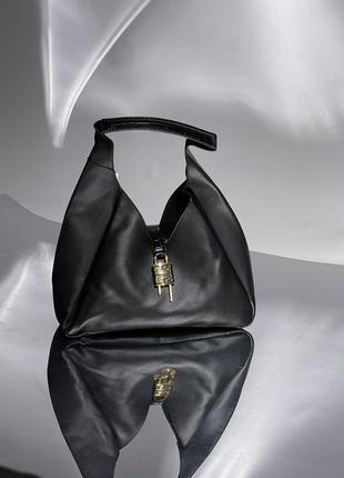 Жіноча сумка 👜  g-hobo medium leather black8 фото