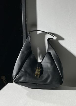 Жіноча сумка 👜  g-hobo medium leather black4 фото