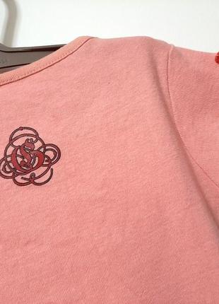 Відмінної якості футболка дитяча рожева бавовна короткі літні рукави на дівчинку 1,5-2,5года7 фото
